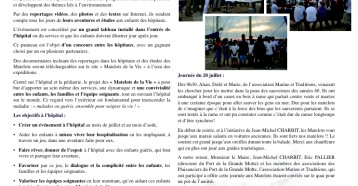 Les Matelots de la Vie, par Elsa CHAUVE, Responsable d’Expédition, Bulletin d’information Port d’attache n°25