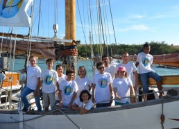 Les matelots sur le pont
