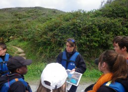 Sortie kayaks avec Céline MARIE, animatrice à la Maison de la Nature à Belle Ile