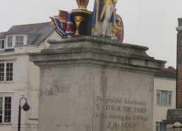 King statue de Weymouth