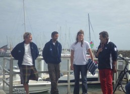 Florent, Dimitri, Anne-Flore et Jen-Claude Allègre l