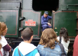 Rencontre avec le conducteur de la locomotive