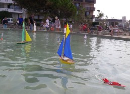 Les bateaux dans le bassin