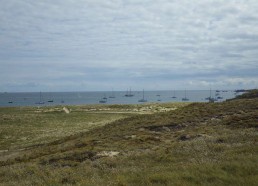 Le mouillage de la grande plage de l