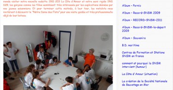 Visite à la station des Matelots de la Vie, Blog SNSM 18/08/2013