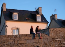 Magalie et Isaure en pleine réflexion