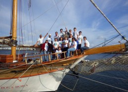 Equipage du Bora Bora au grand complet