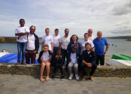 L’équipage des matelots accompagné des membres du Rotary