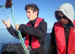 Clément et Gaël à la pêche au large de Lanildut