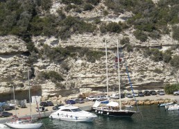 Le Patriac’h amarré au port de Bonifacio