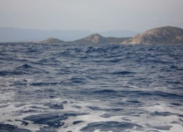 Les côtes corses vues du bateau des matelots…