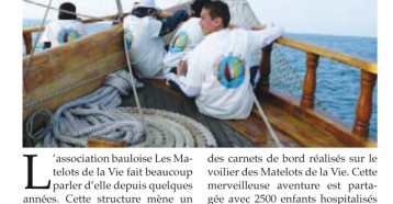 Les Matelots de la Vie à l’honneur le 22 juin dans le magazine Thalassa, La Baule + N°99 Juin 2012