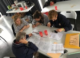 Point médical avec Dr CHAUVE, Caroline et Anaïs, référentes-informières et Josiane BIHANNIC