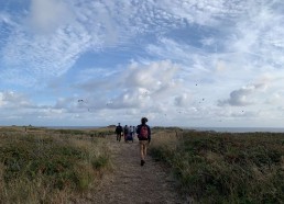 Randonnée de la transhumance sous un ciel magnifique 