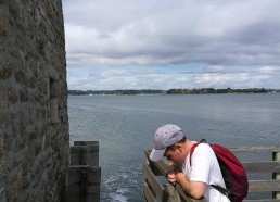 Silvère surveille le moulin à marée