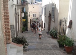 Dans les ruelles du vieux port de Lipari…