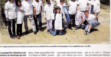 Futurs moussaillons, Presse Océan 30/05/2012