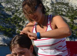 Séance coiffure pour Chloé