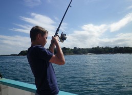 Louis à la pêche