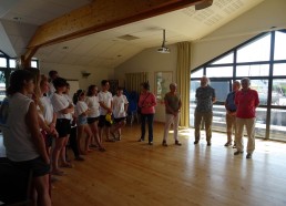 Pot de la Mairie de Paimpol, avec les membres du Rotary