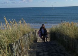 Retour au bateau… Elle était chouette cette plage