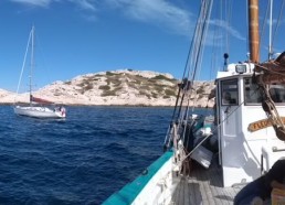 Panoramique de notre magnifique lieu de mouillage 