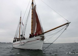 Le Notre Dame des Flots quitte la baie de Pornichet – La Baule - Photos © Alain LORET