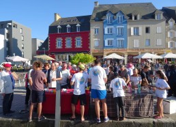 Apéro de remerciement sur le quai