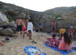 Après cette après-midi, petite pause sur la plage