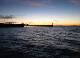 Départ navigation de nuit, sortie de Douarnenez 