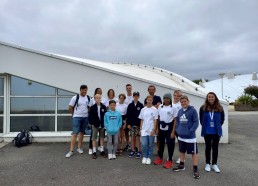  Photo de groupe avec notre guide Christelle à Océanopolis