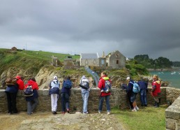 Les matelots dans le fort de Berthaume