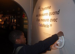 Visite d’une exposition liée au Titanic