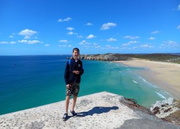 Lucas à la pointe de Pen-Hir