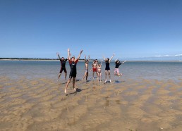 Photo de groupe au Banc du Bûcheron