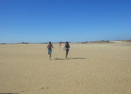 Petit footing sur la plage