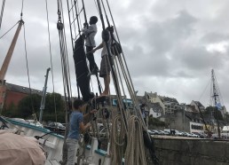 Séance de décrochage suite aux rafales