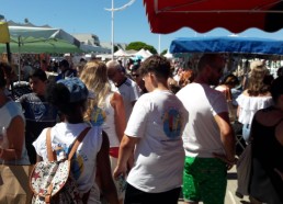 Le marché de Port Camargue sur le retour du CESTMed