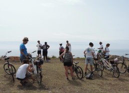 Arrivée en vélo à côté de Port La Meule