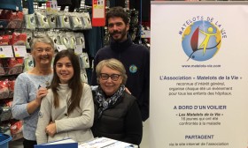 Remise du traîneau du Père Noël de DECATHLON