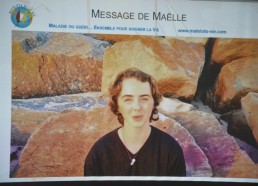 Maelle, Matelote d’août a envoyé un message vidéo