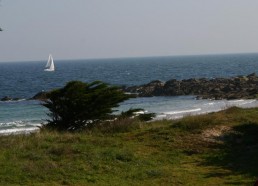 Vue de l’école de voile