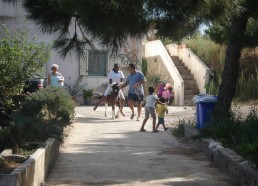 Cynthia fait du poney chez les Fonti 