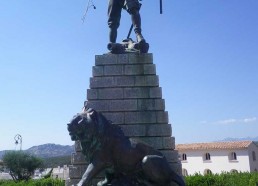 Monument bâti à la mémoire des légionnaires 