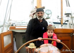 Pépo le capitaine et Nathan son Matelot… - Photos © Alain LORET