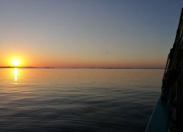 Coucher de soleil sur les Glénans