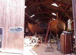 Le deuxième hangar du chantier Pleine Mer