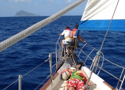 En route pour l’île de Panarea 