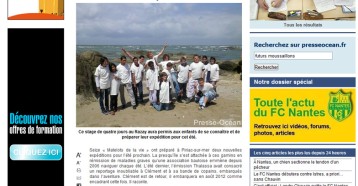 En avant moussaillons…, Presse Océan 30/05/2012