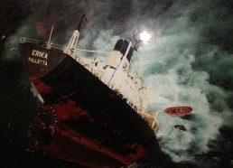 Le naufrage de l’Erika, dans le musée de la SNSM de l’île de Sein